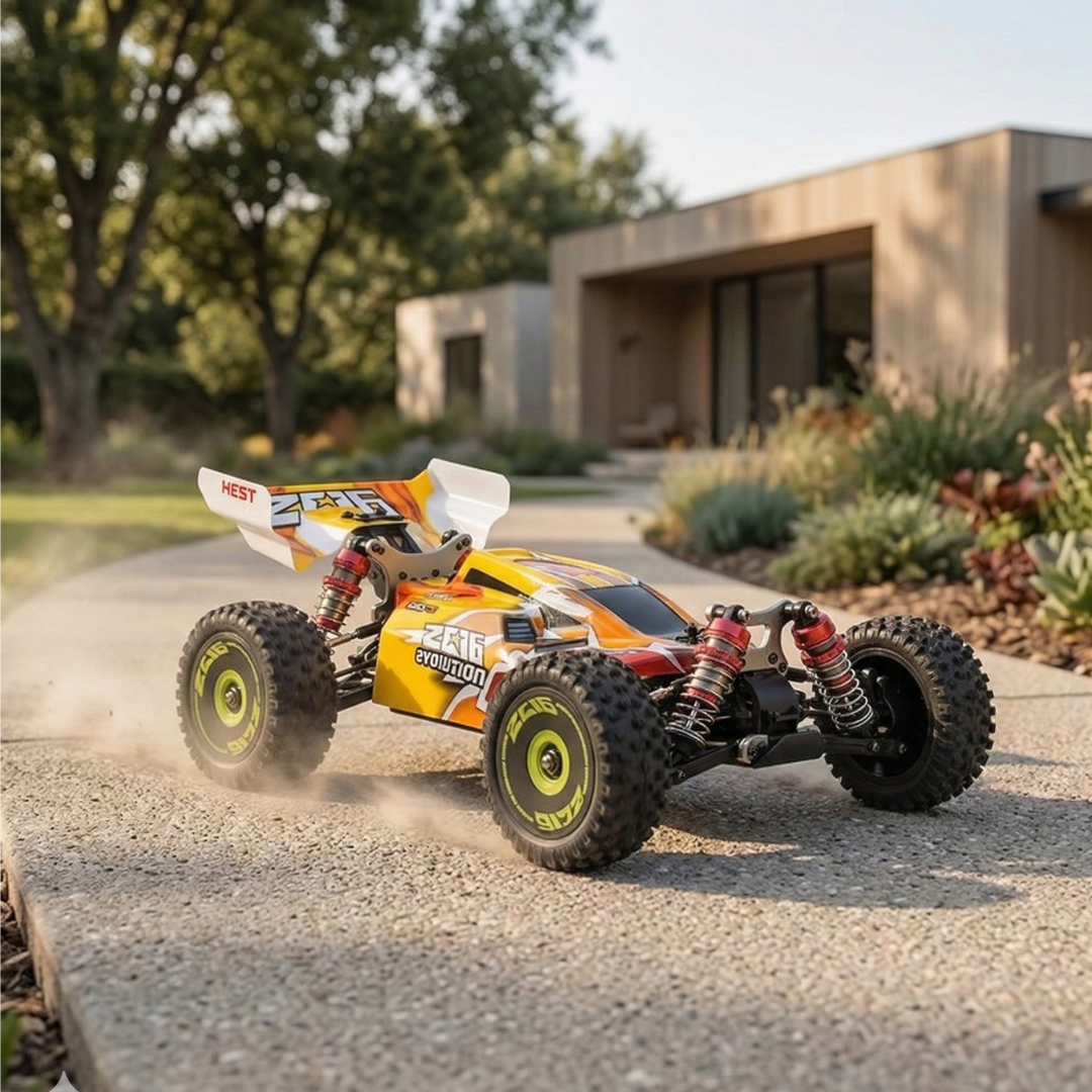 WLtoys 144010 V8 1:14 skala børsteløs 4WD fjernstyret bil 75 km/t terræn