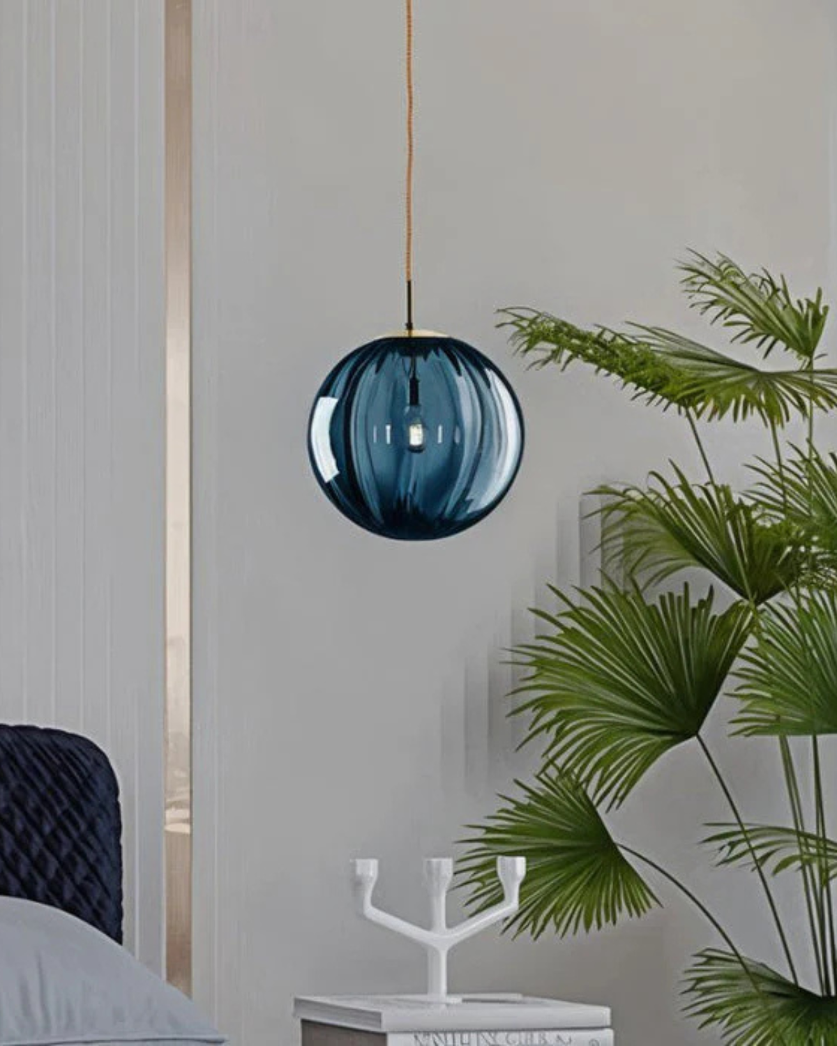 Luminara Bernsteinfarbenes Glas-Deckenpendel | Orntli
