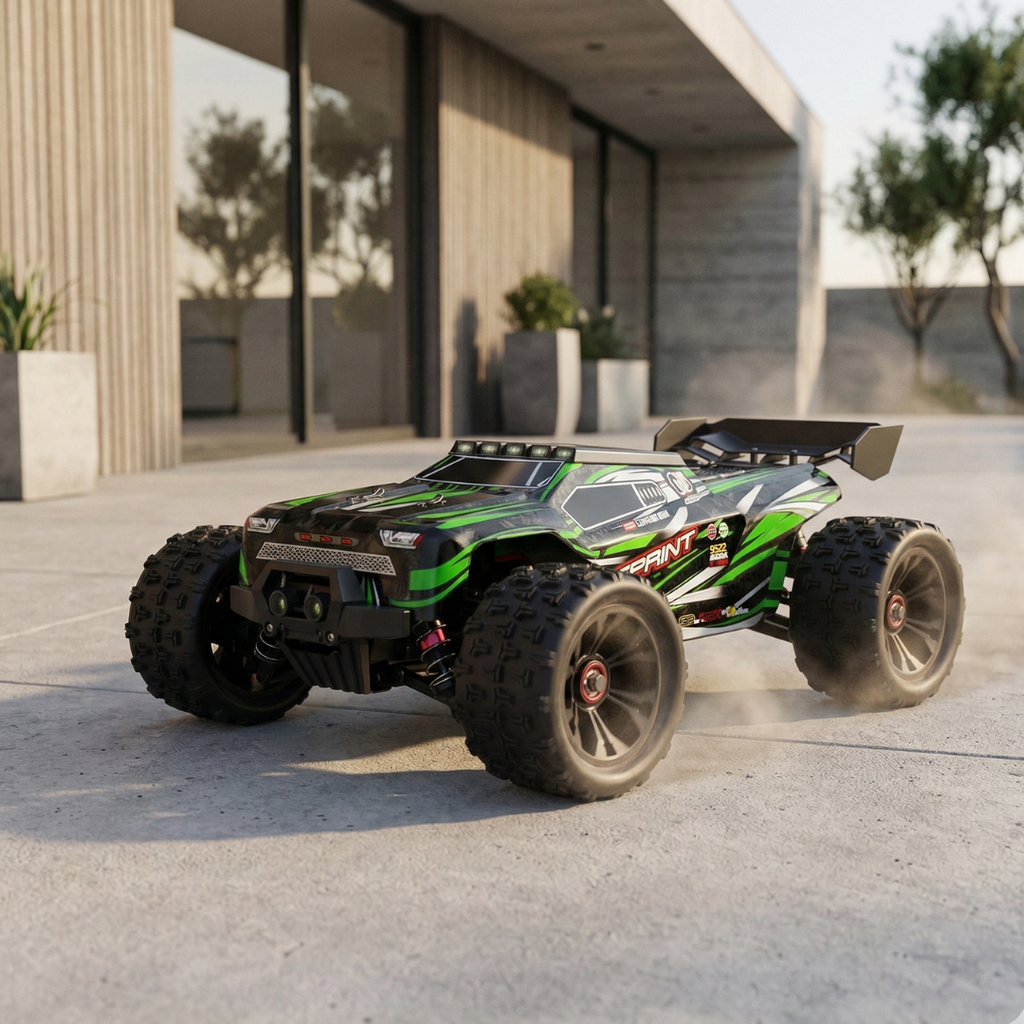 RC auto v měřítku 1:16, 4WD, bezkartáčové, vysokorychlostní, terénní závodní
