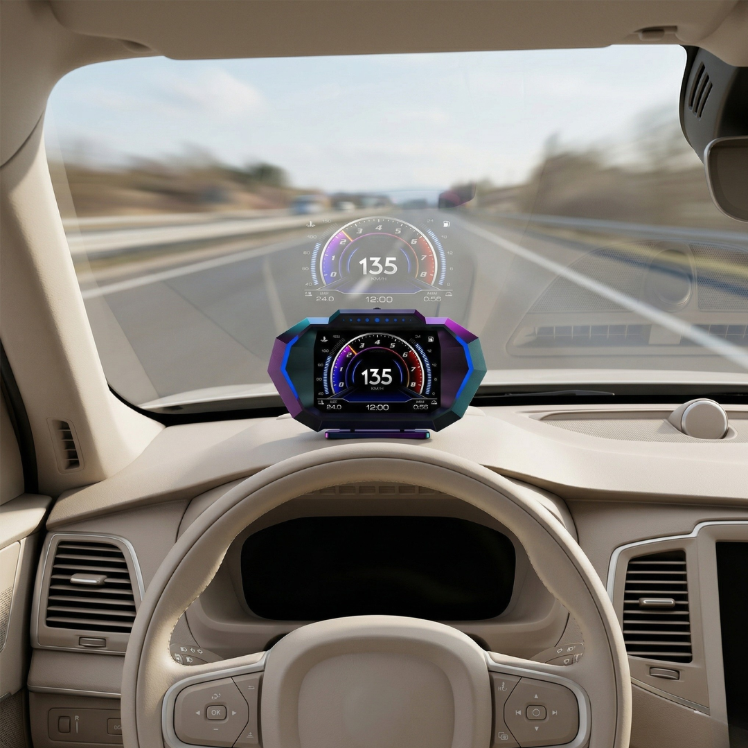 OBD GPS HUD Display For Real-Time Vehicle Monitoring In Your Car