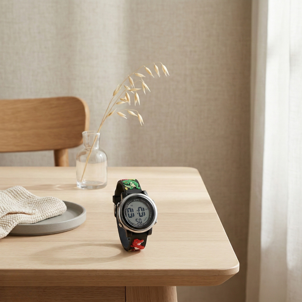 Kids Smartwatch With Alarm And Water-Resistant Build