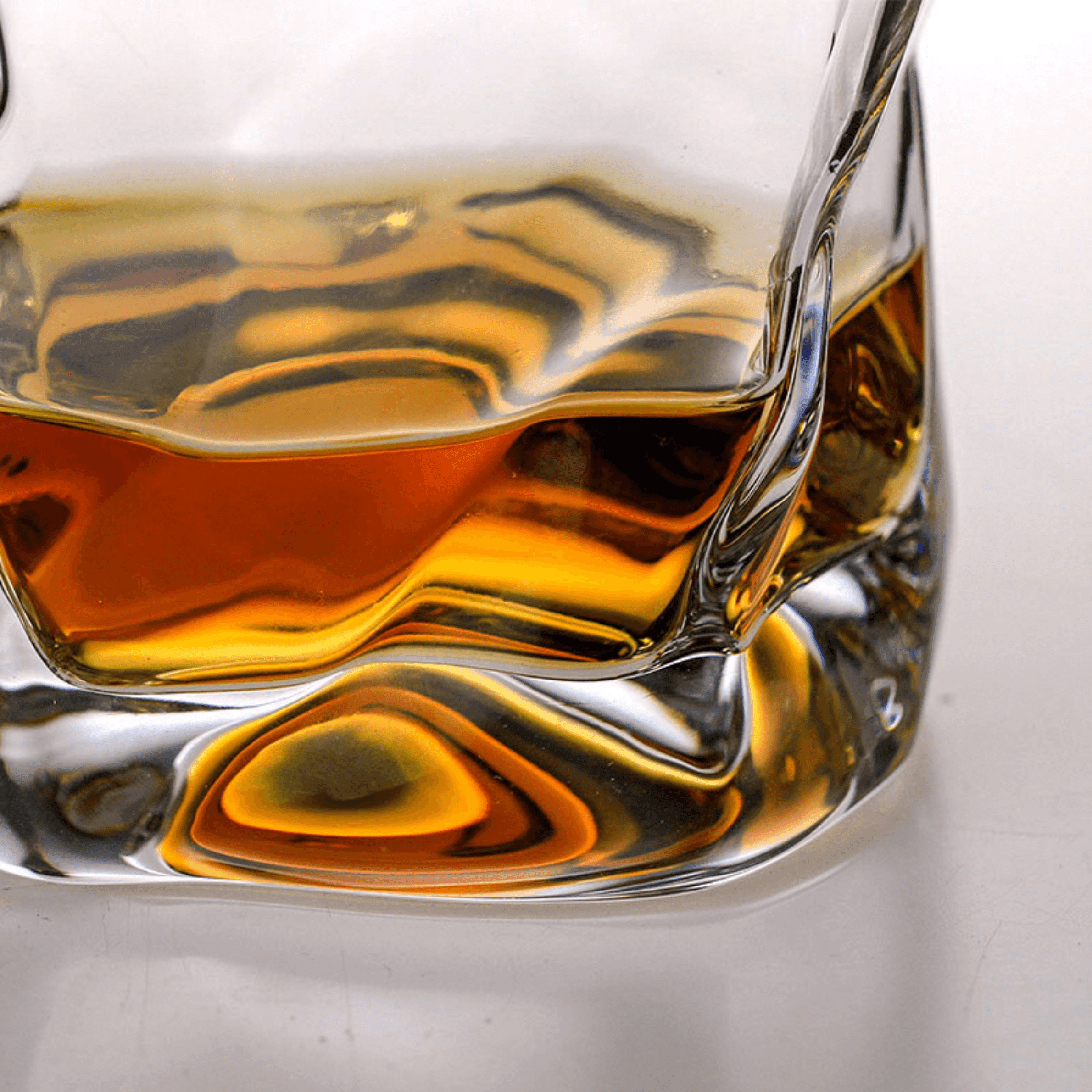 Japansk Edo Kiriko krøllet whiskyglas