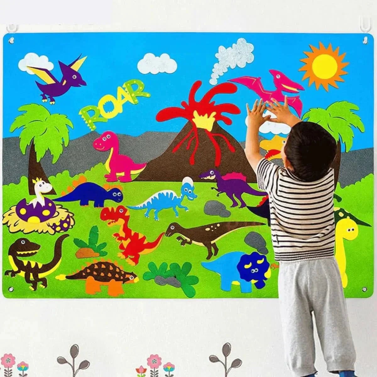 Whimsy filt legetavle til børn 3+ kreativt læringslegetøj, der inspirerer fantasien