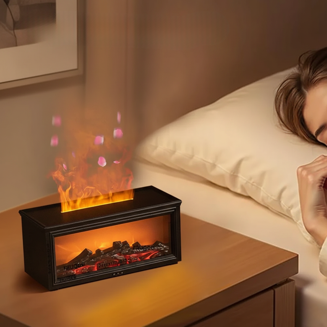 Flame Mist 2-In-1 Aroma Humidifier And Diffuser For Daily Home Use