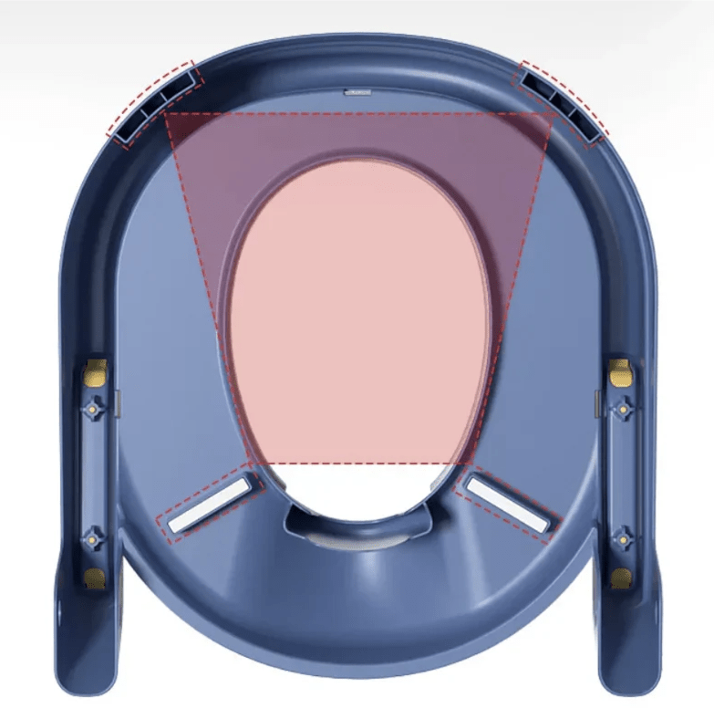 TotEase Ergonomic Potty Trainer for Toddlers Safe and Fun Toilet Training