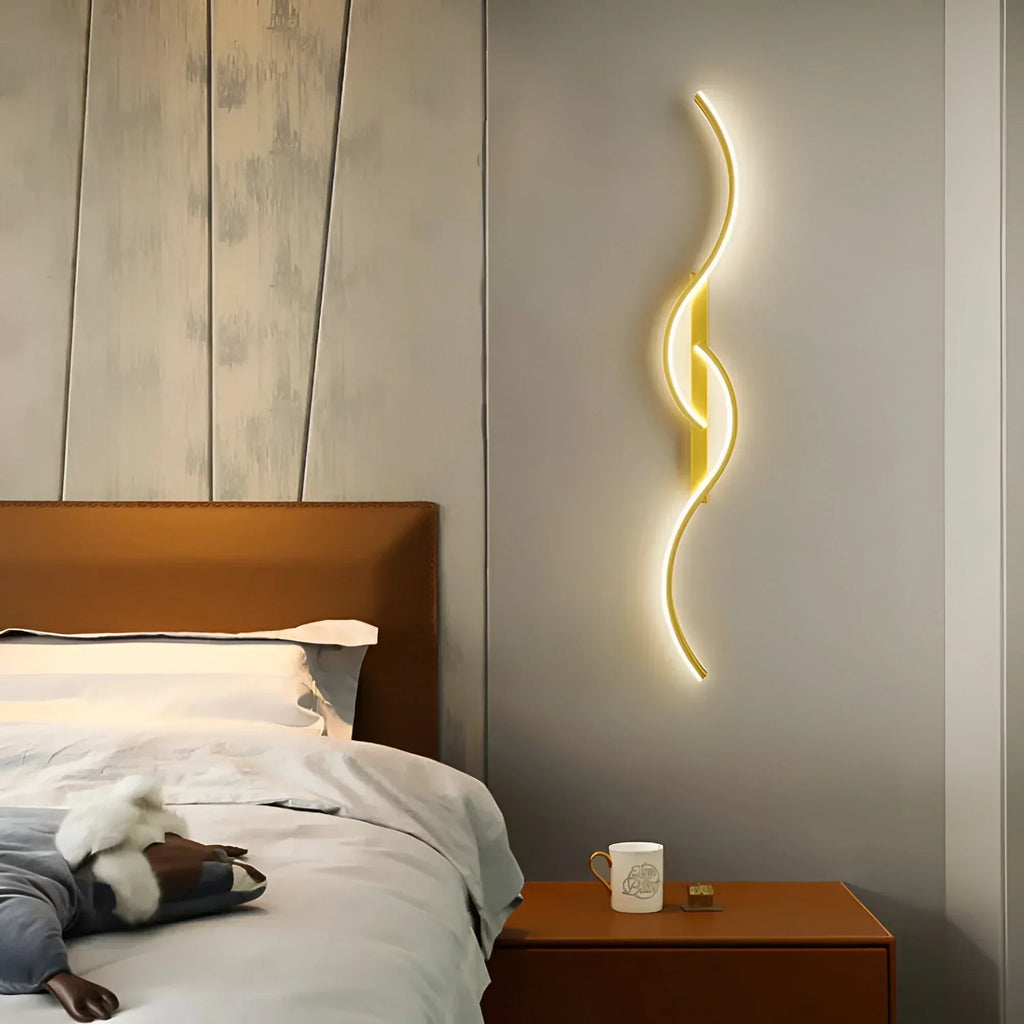 LumaArc LED Wall Light | Modern Curved Accent Lighting