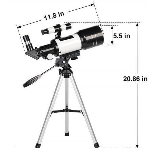 Entdecken Sie mühelos die Sterne – Professionelles Teleskop mit Stativ und 150-fachem Zoom zur Mondbeobachtung