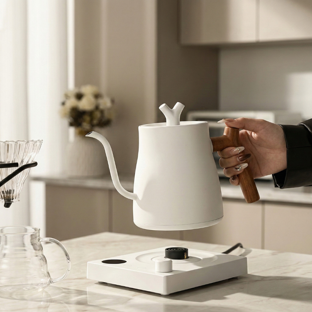 Precision Brew Gooseneck Kettle With Temperature Control