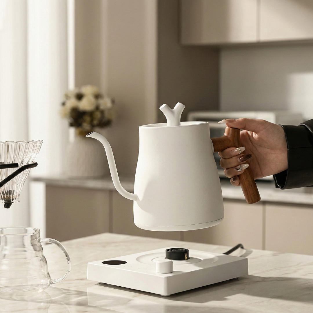 Precision Brew Gooseneck Kettle With Temperature Control