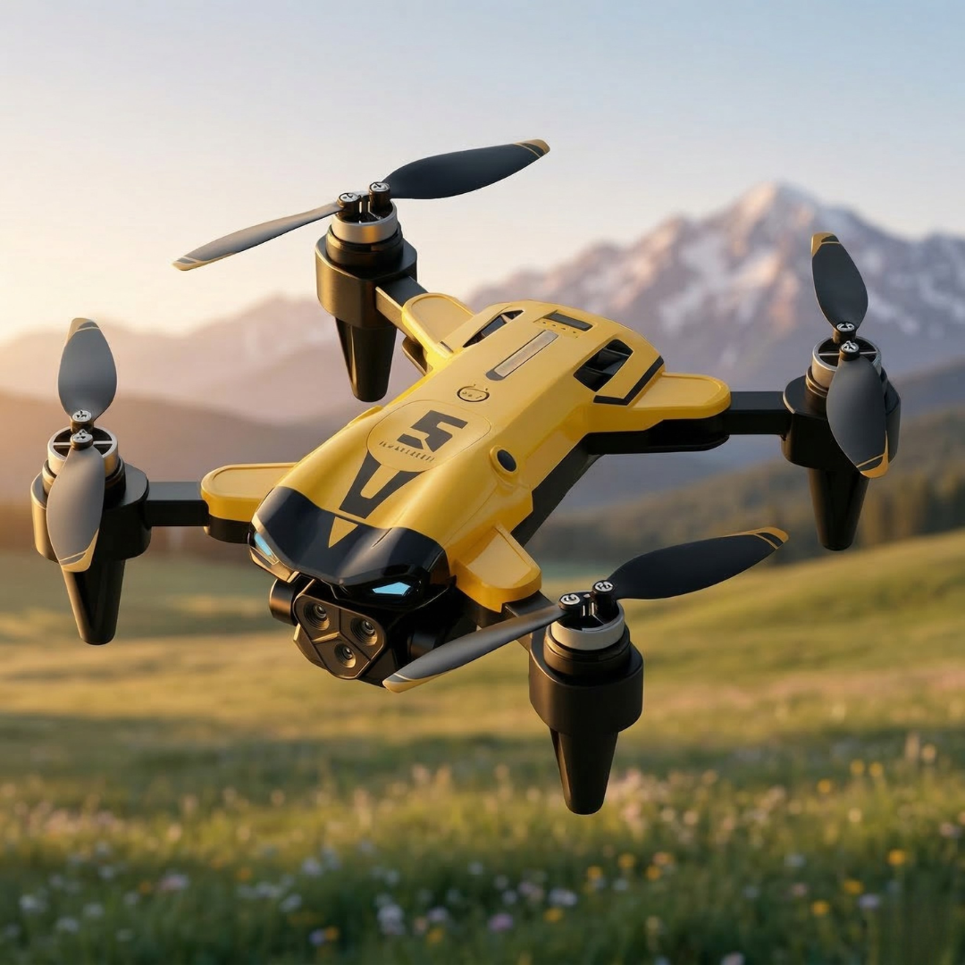 8K Quadcopter With Triple Camera System For High Detail Aerial Photography
