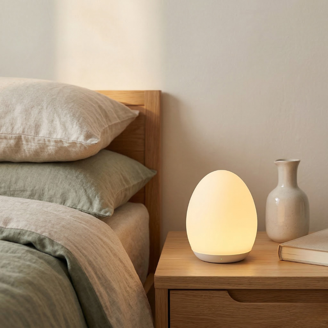 Lampada da comodino con LED ricaricabile per un uso facile