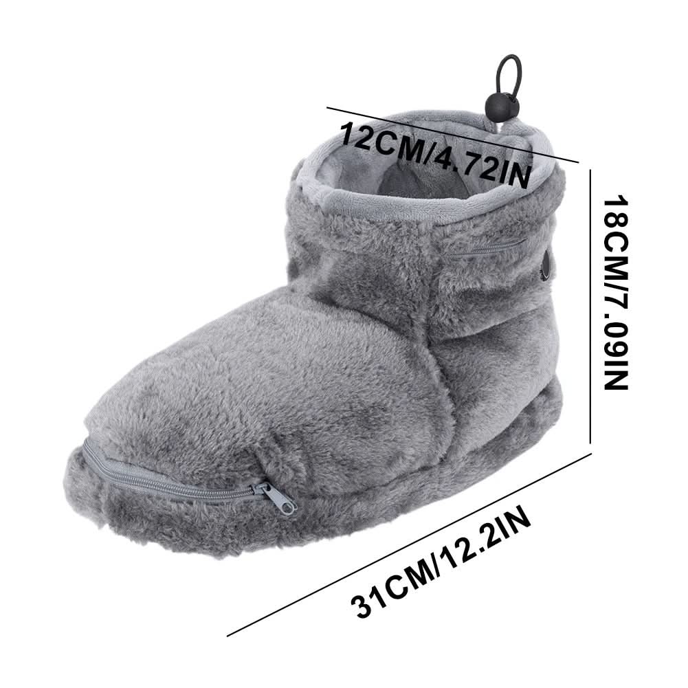 CozyGlow USB-lämmitettävät tohvelit lämpimille jaloille kotona kylminä päivinä