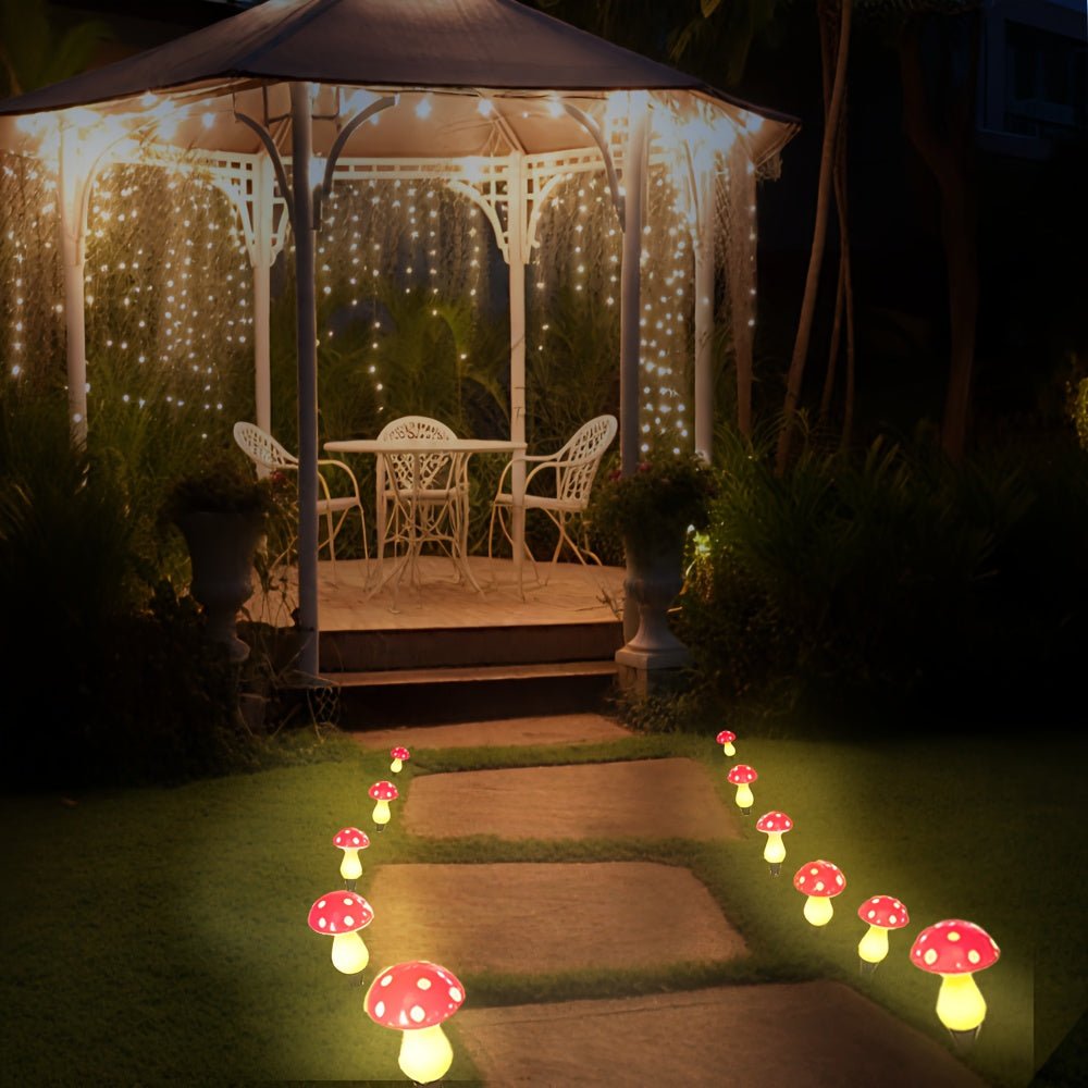 Luz Solar de Jardín en Forma de Hongo MUSHROOMNEST para Espacios Exteriores Encantados