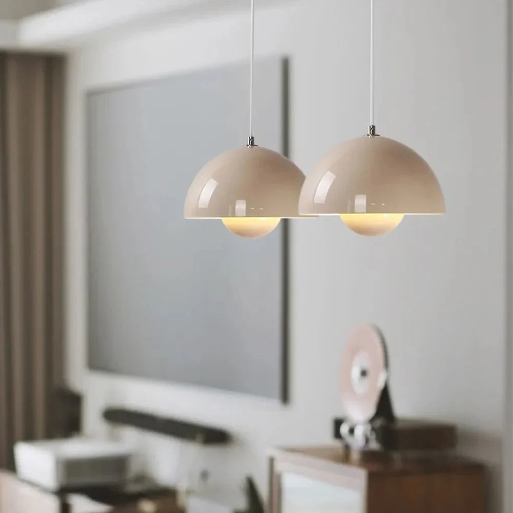 Soft-Form dánské moderní závěsné svítidlo s kupolovitým stínidlem
