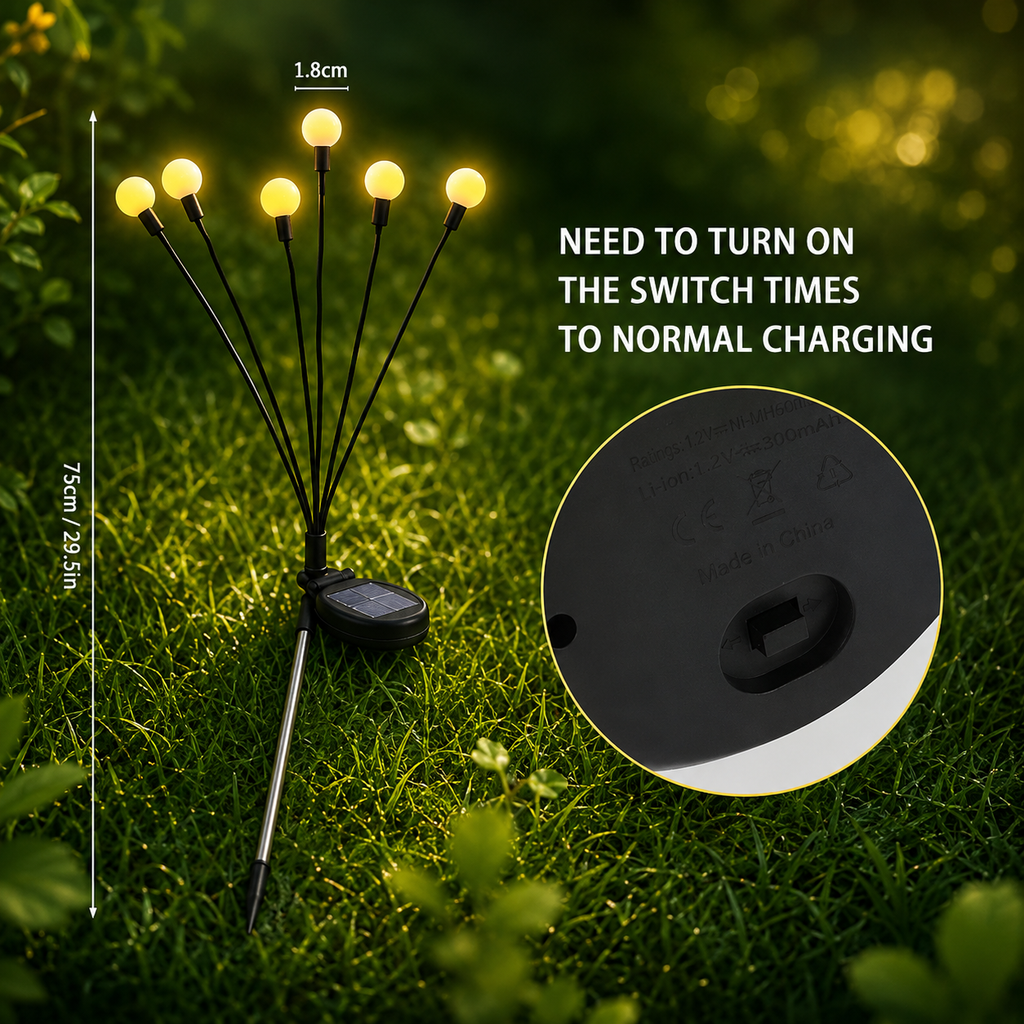 Firefly Solar Garden Lights For Ambient Outdoor Glow