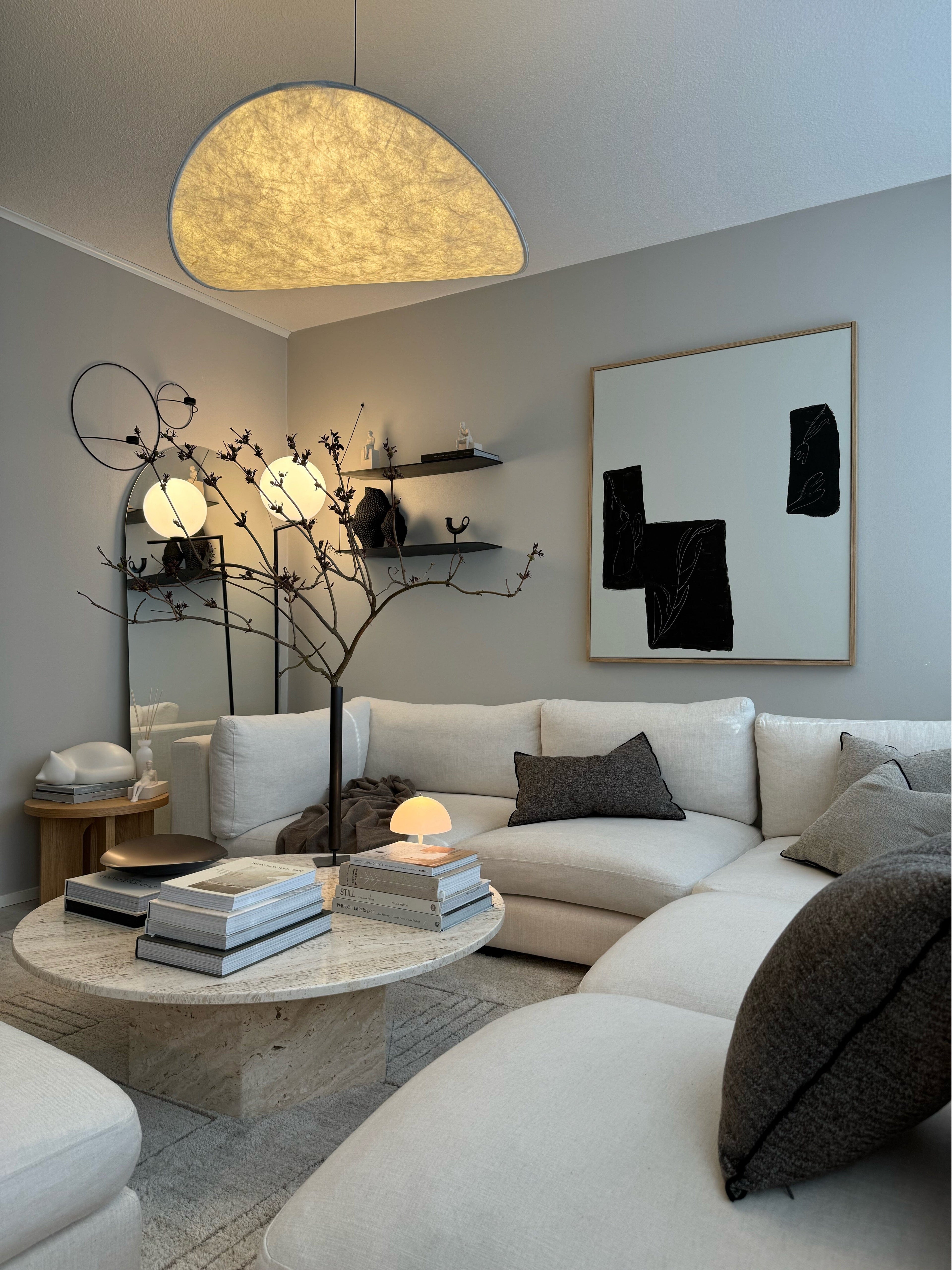 Vertigo-Blatt-Kronleuchter | Kartoffelchip-Lampe
