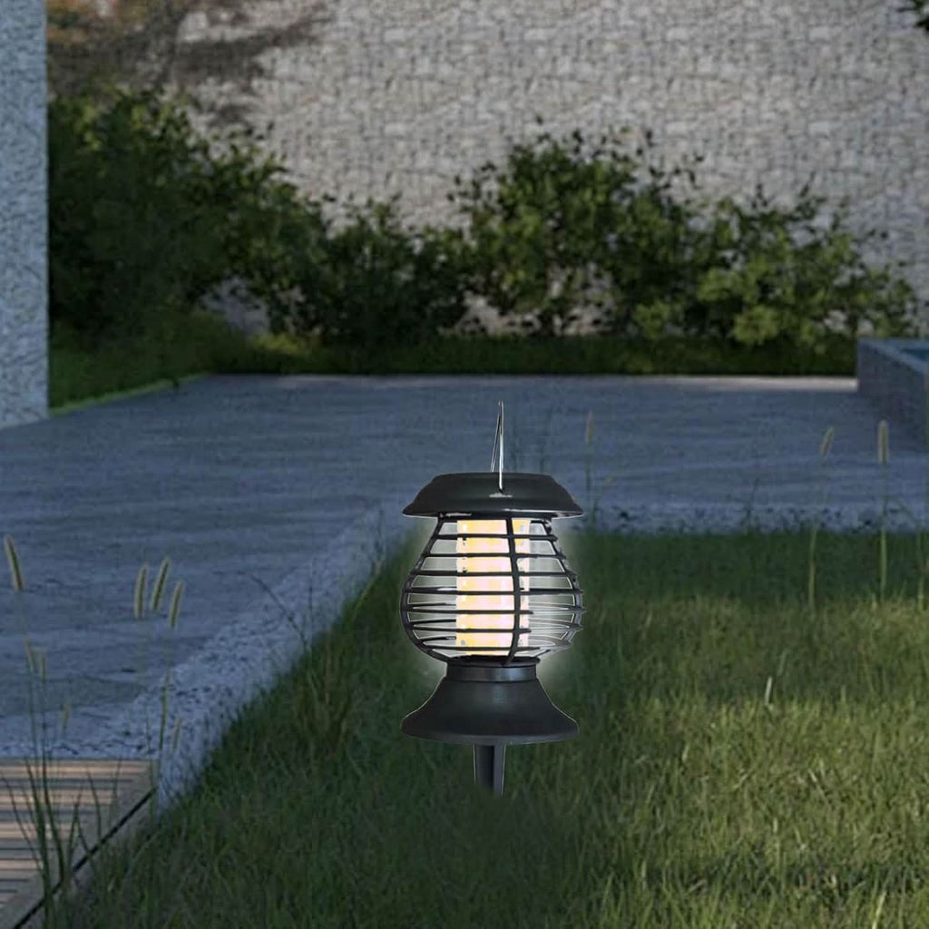 Lâmpada Solar Anti-Mosquitos LumaGuard Repelente de Insetos Infravermelho para Exterior e Jardim