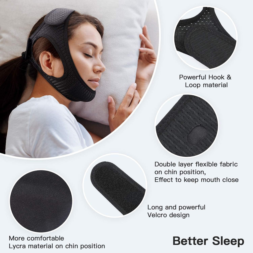 Anti-Schnarch Chin Strap for Sleep Apnea