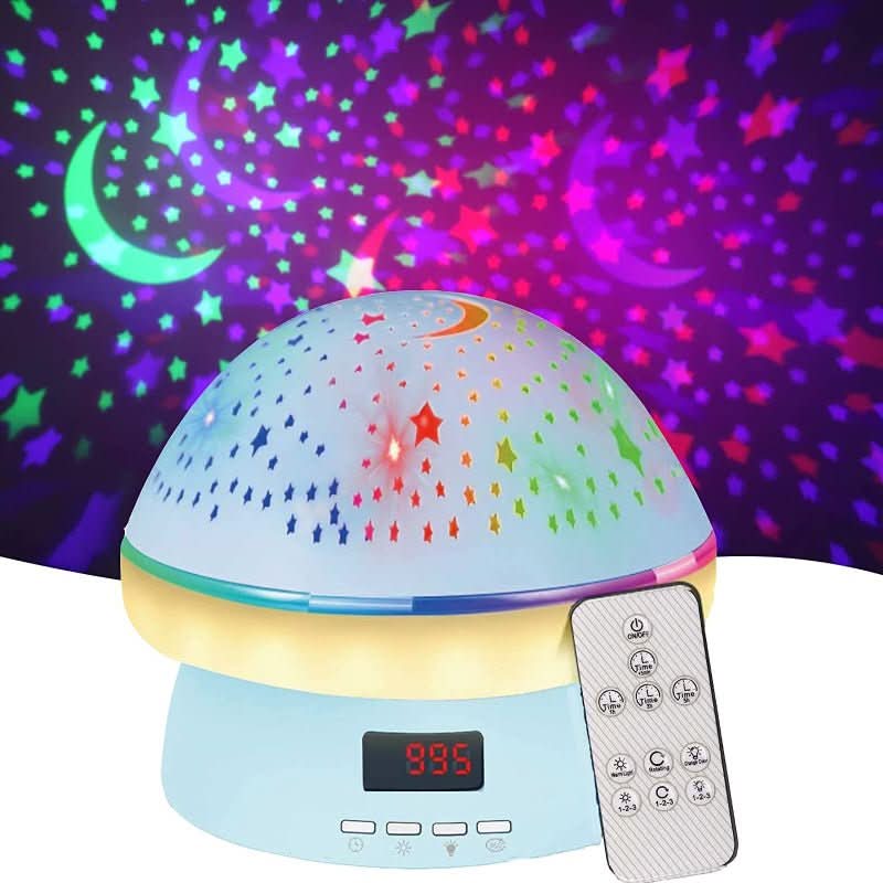 Projektor Gwiazd StellarGlow Magic dla Dzieci z 16 Kolorami i Timerem