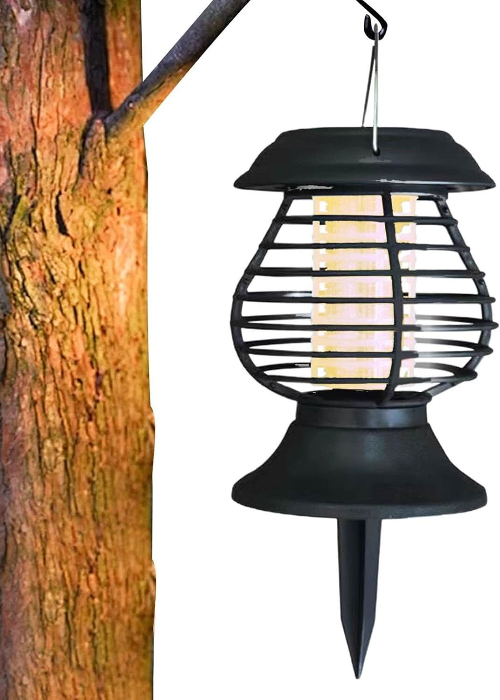 Lâmpada Solar Anti-Mosquitos LumaGuard Repelente de Insetos Infravermelho para Exterior e Jardim