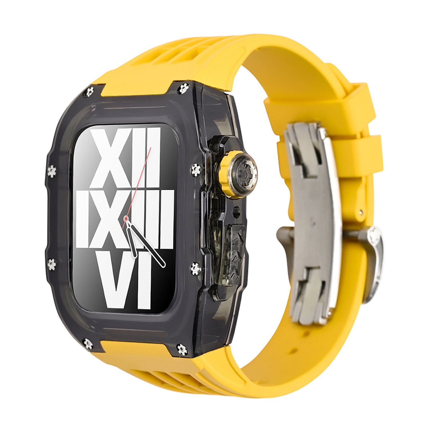 Zestaw ochronny RM V30 Glacier do Apple Watch z paskiem z fluoroelastomeru
