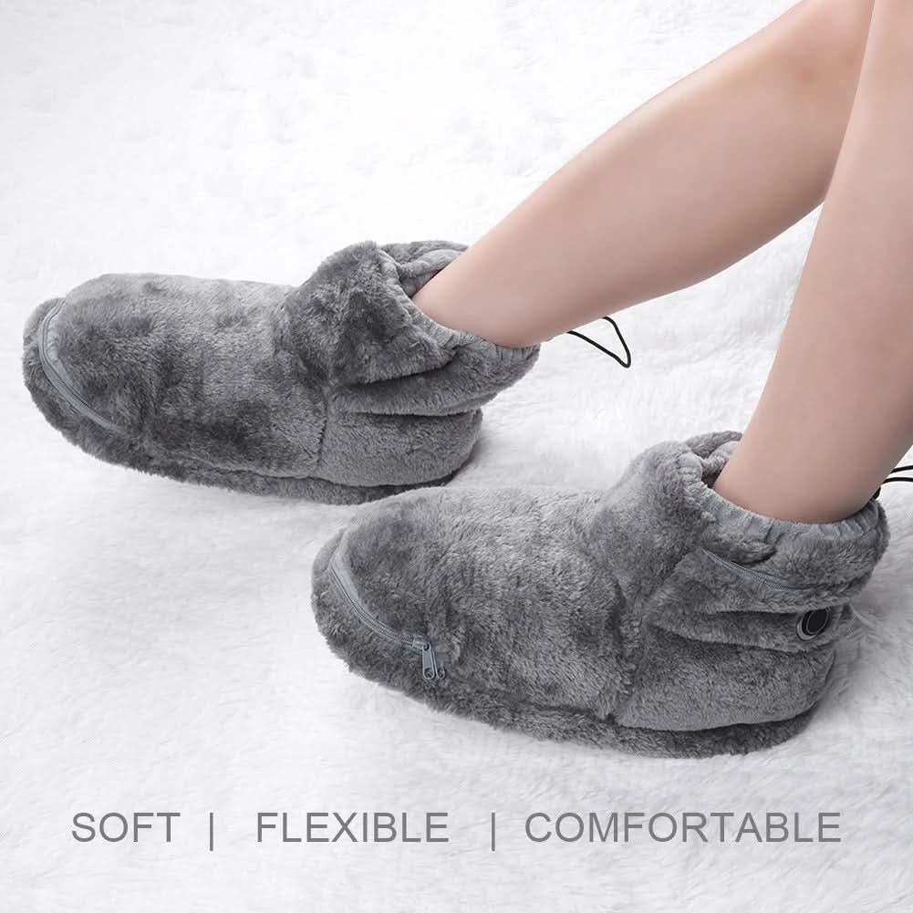 CozyGlow USB-lämmitettävät tohvelit lämpimille jaloille kotona kylminä päivinä