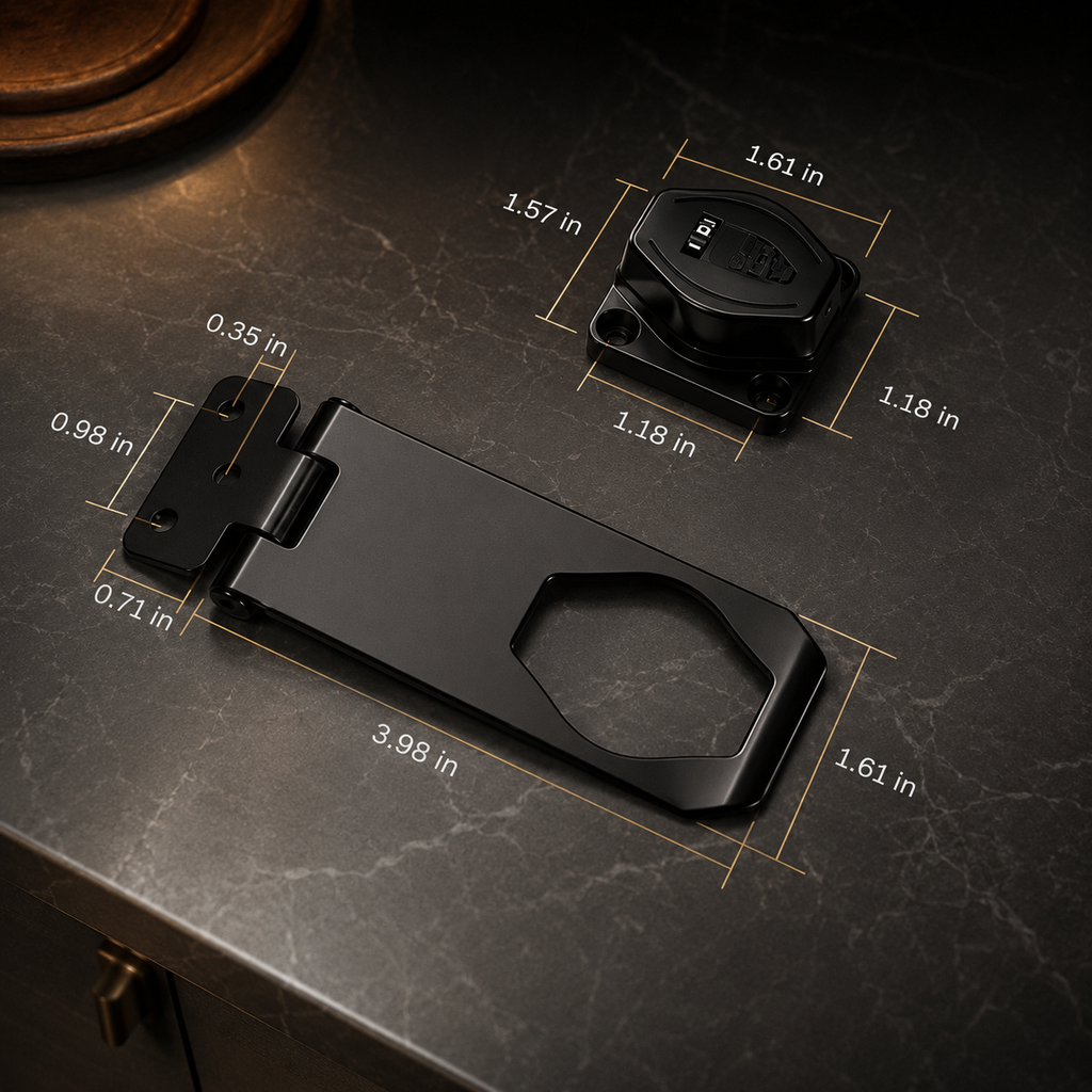 3-Digit Cabinet Lock Replaces Standard Cam Locks In Drawers And Cabinets