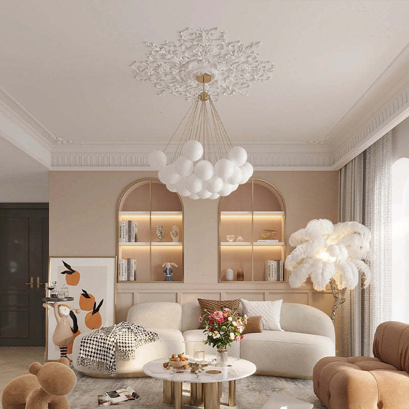 Aurea Designer Pendant Lamp in Metal and Glass for Modern Rooms