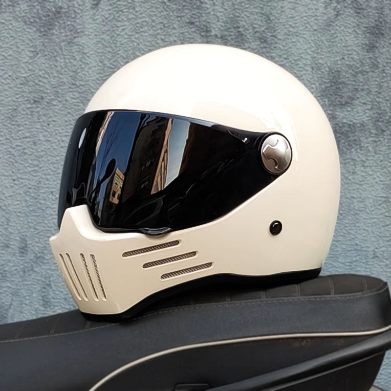 Přilba na motocykl typu Full Face Cruiser | Tmavý štít - schváleno DOT a ECE