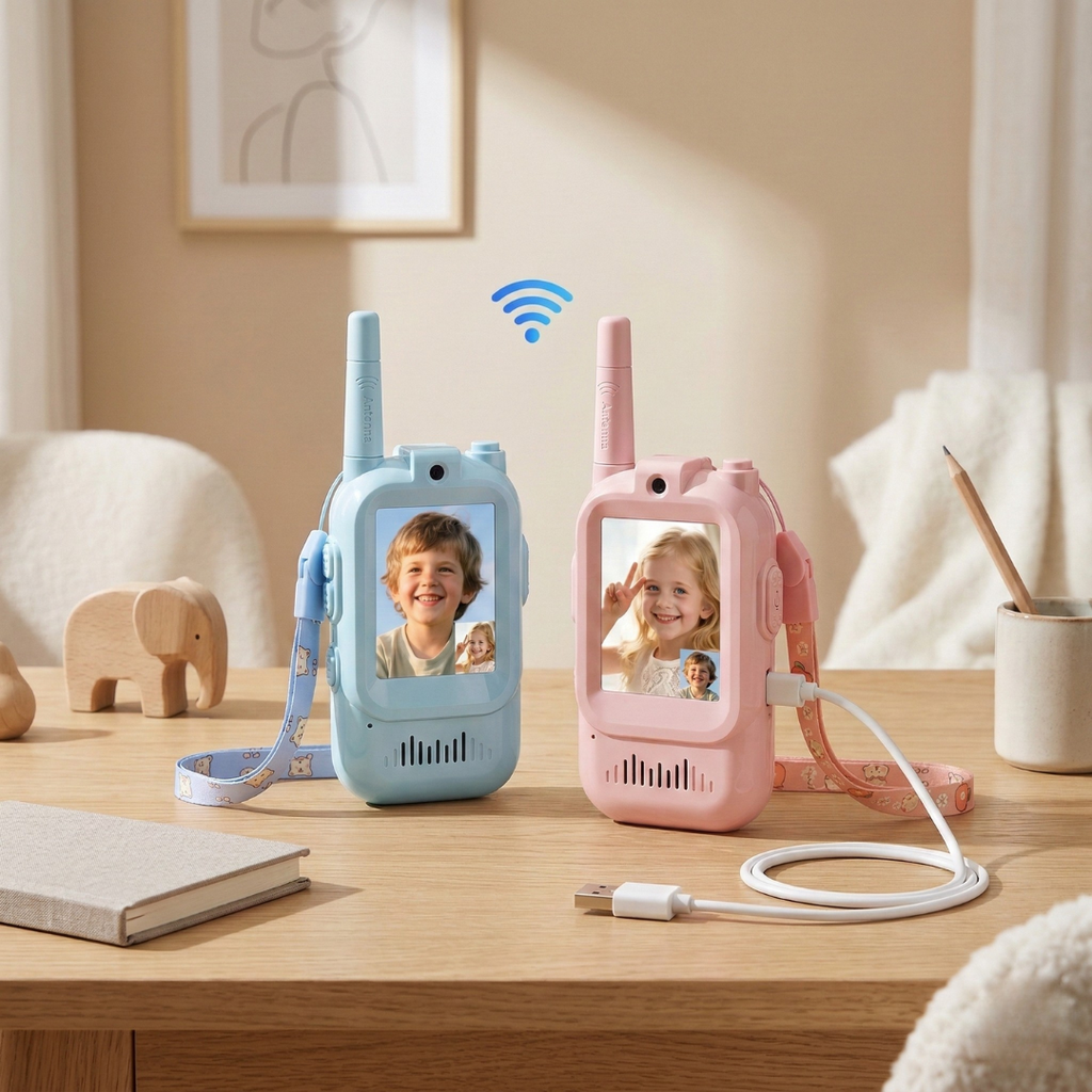 Video-fähige Walkie-Talkies für Kinder im Alter von drei bis sechs Jahren Spielzeit