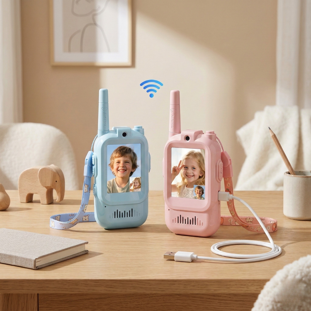 Video-fähige Walkie-Talkies für Kinder im Alter von drei bis sechs Jahren Spielzeit