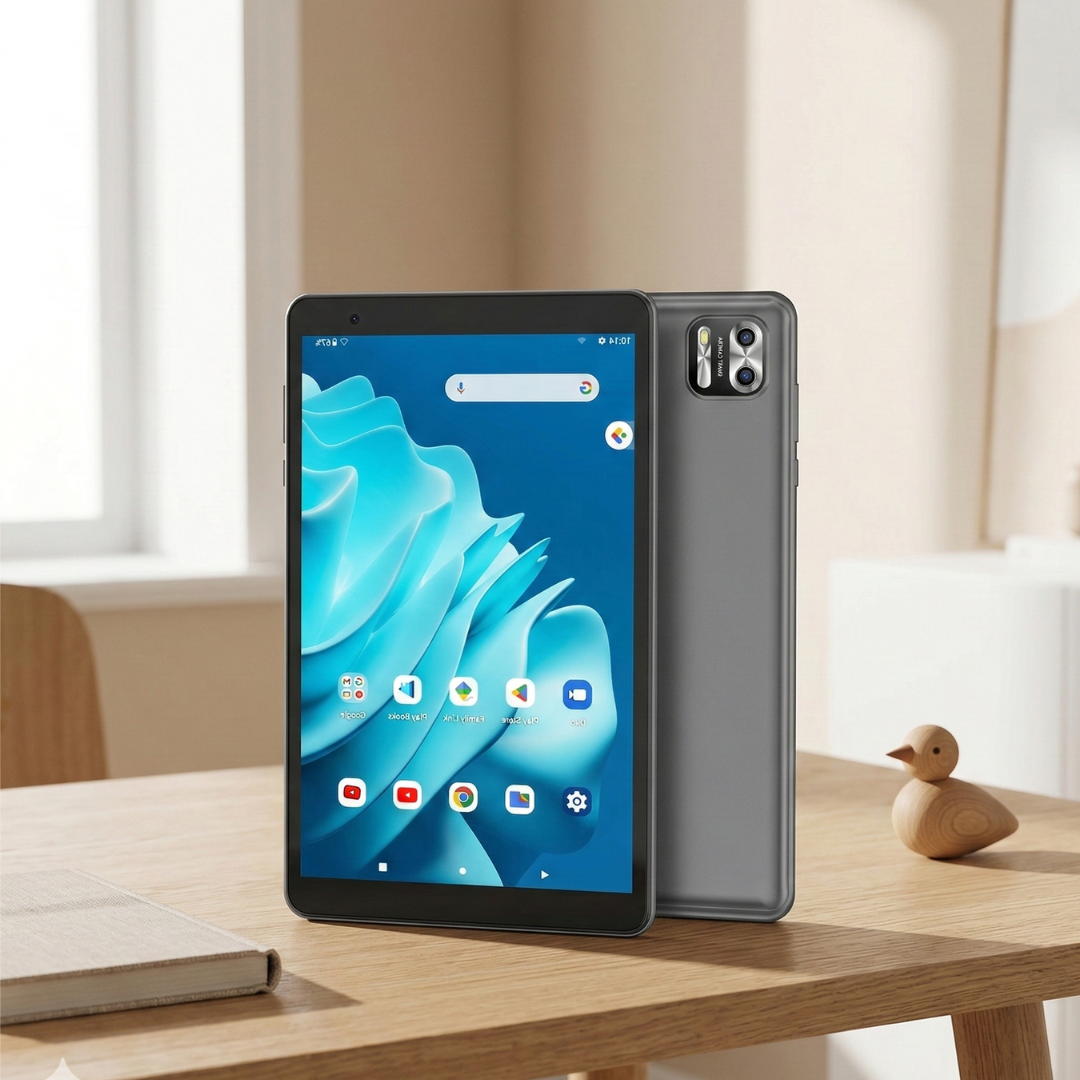 PRITOM 8-tommer kompakt Android-tablet til daglige opgaver og læsning