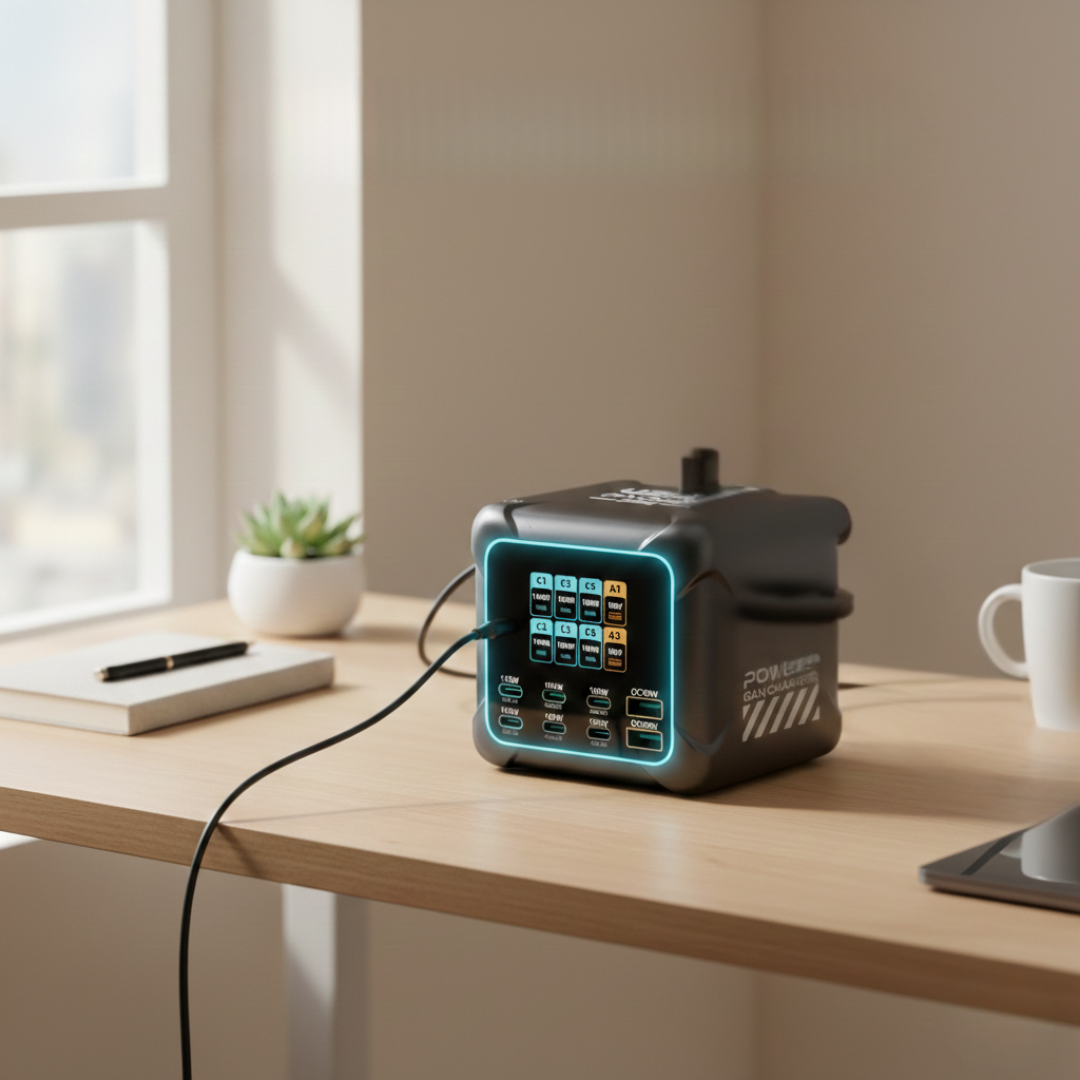 PowerHub 300W GaN Çoklu USB Portlu Şarj Cihazı Bugün