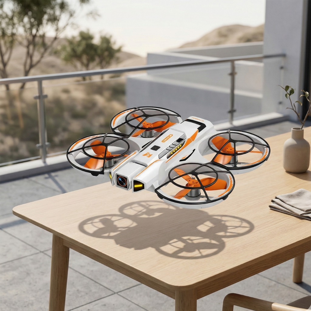 Kompakt drone med 8K-kamera og GPS til luftfotografering
