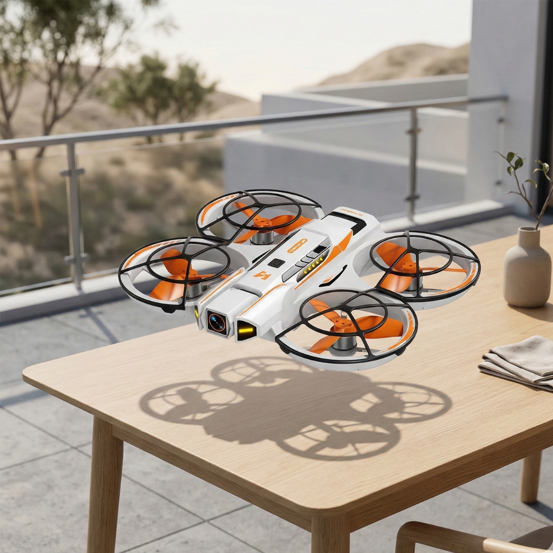 Kompakt drone med 8K-kamera og GPS til luftfotografering