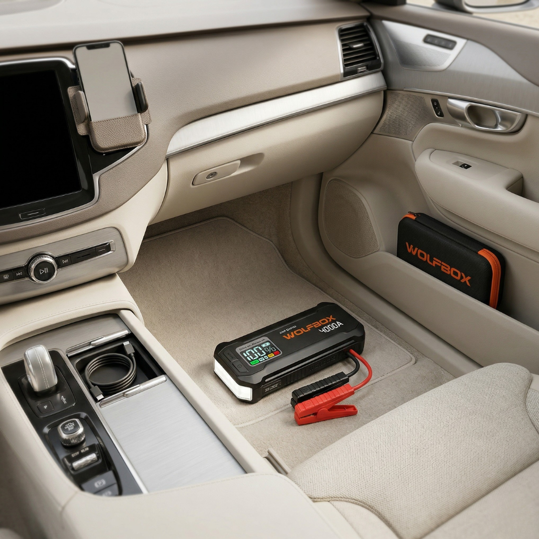 Portable Car Battery Jump Starter 4000A 24000mAh For Quick Vehicle Start