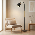 Modern Floor Lamp With Adjustable Head For Reading And Ambience