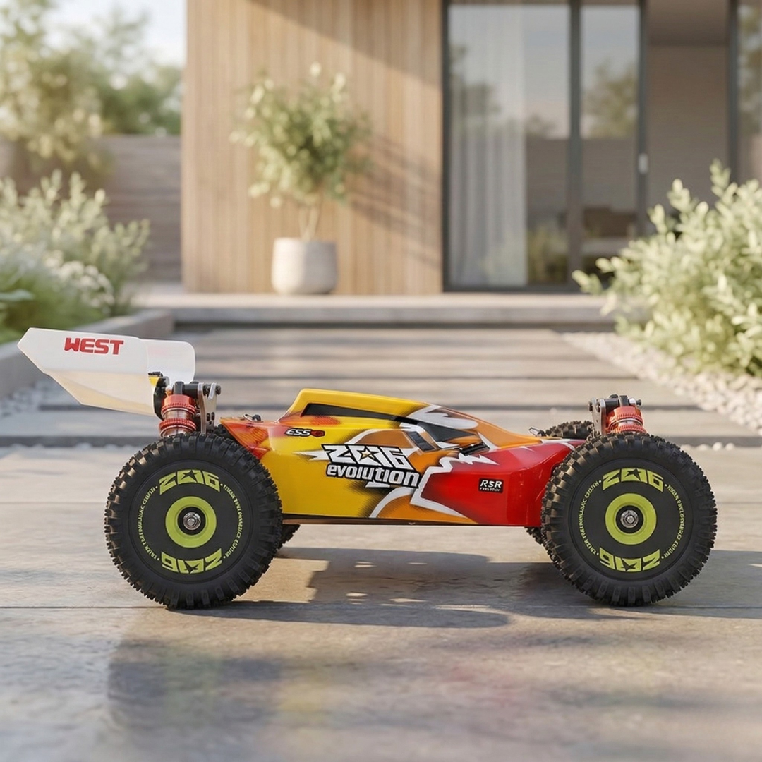 WLtoys 144010 V8 1:14 skala børsteløs 4WD fjernstyret bil 75 km/t terræn