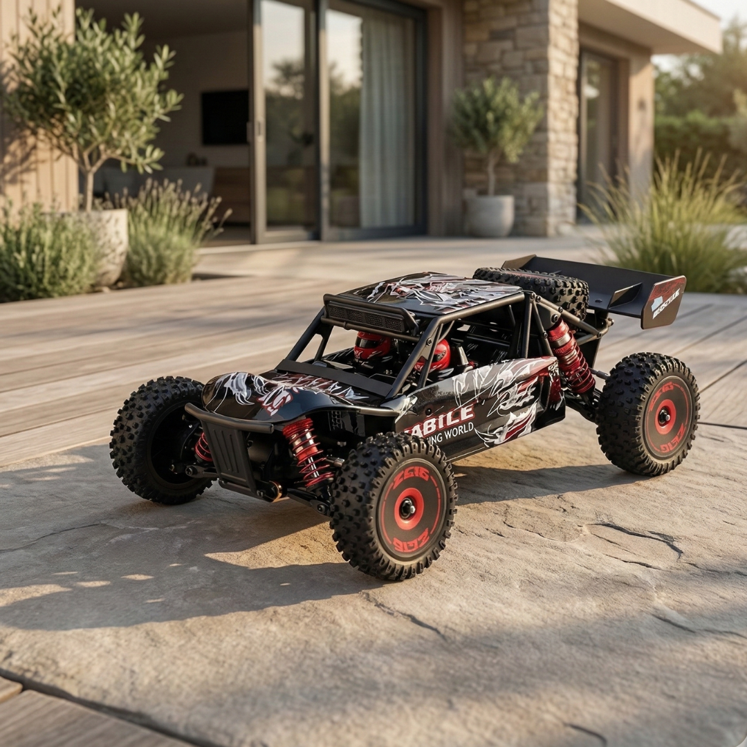 1:12 Scale Brushless 4WD Off-Road RC Car Reaches 75km/h