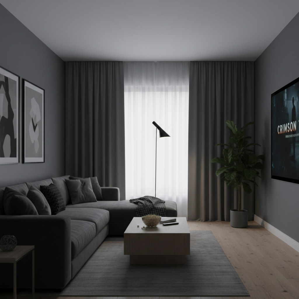 Severská minimalistická LED stojací lampa pro pohodlí očí a styl