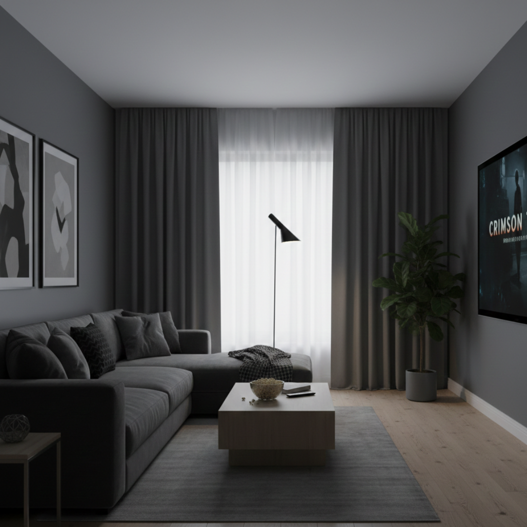 Severská minimalistická LED stojací lampa pro pohodlí očí a styl
