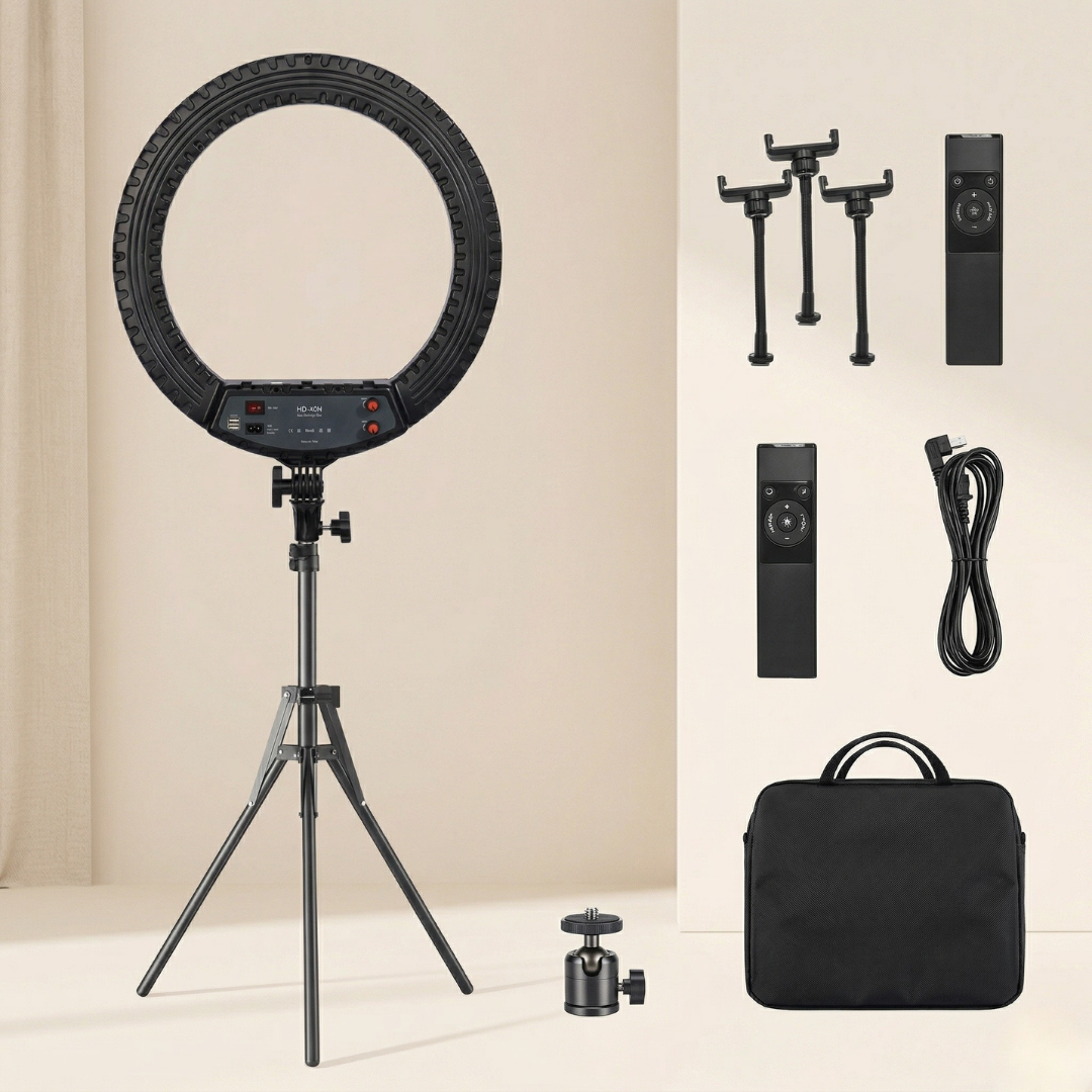 ProLite 18-Inch Circular LED Light With Tripod Stand