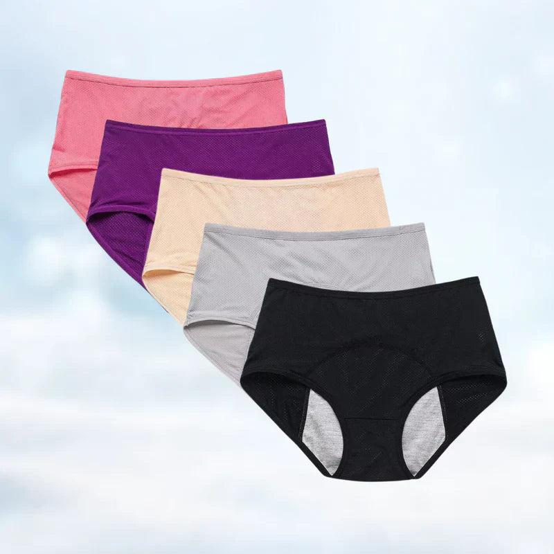 WorryFree® | Lækagesikre trusser (3+2 GRATIS)