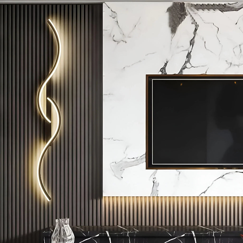 LumaArc LED Wall Light | Modern Curved Accent Lighting
