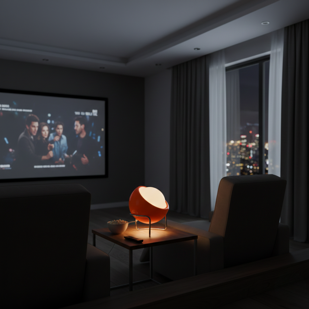 Stolní lampa s béžovým skleněným stínidlem pro elegantní domácí dekoraci do interiéru