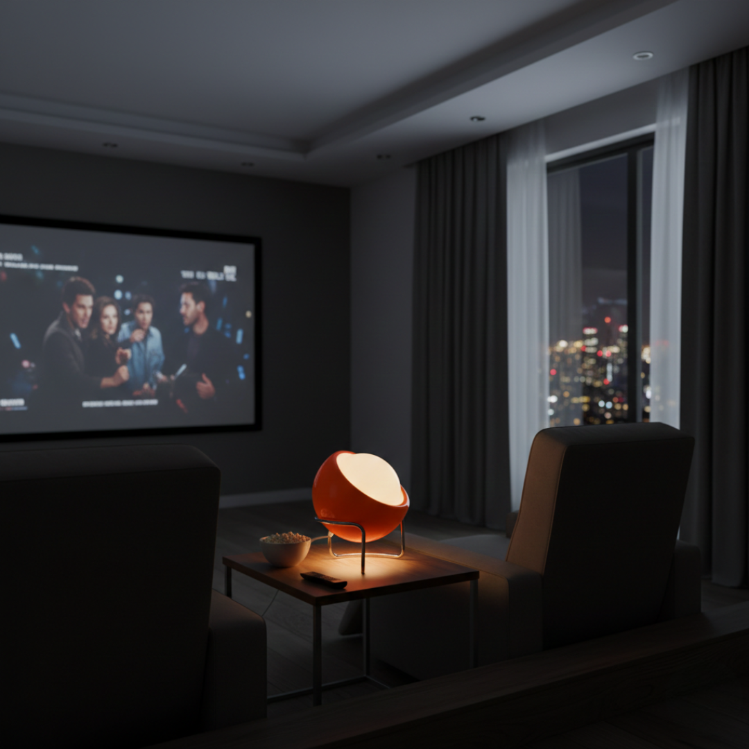 Stolní lampa s béžovým skleněným stínidlem pro elegantní domácí dekoraci do interiéru