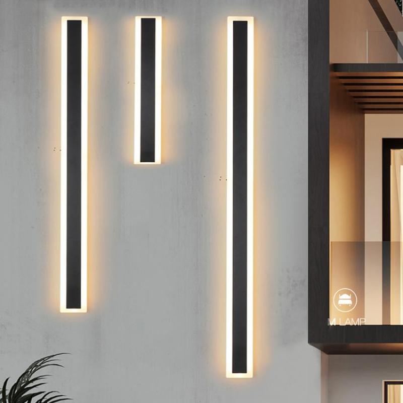 Elora Linear Exterior Wall Light | Orntli
