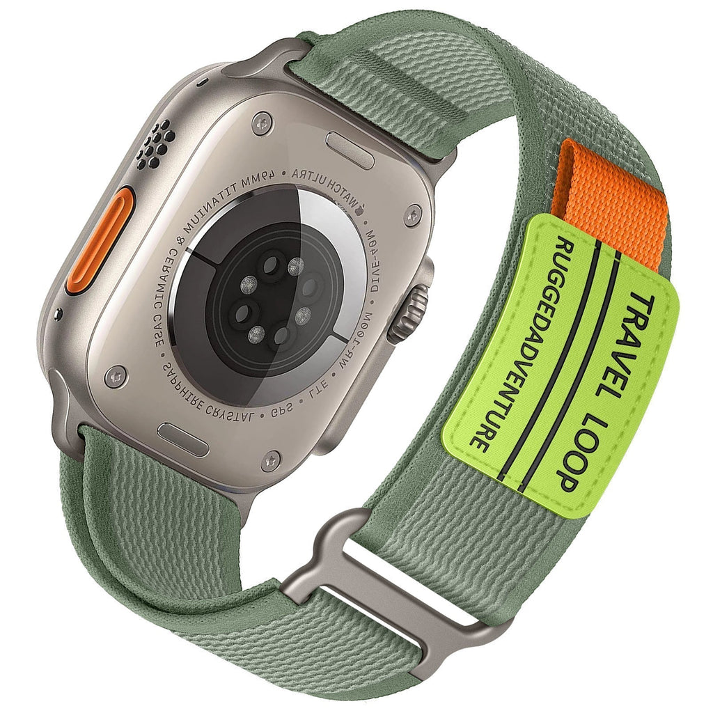 Adjustable Trail Loop Nylon Band For Apple Watch, Lightweight