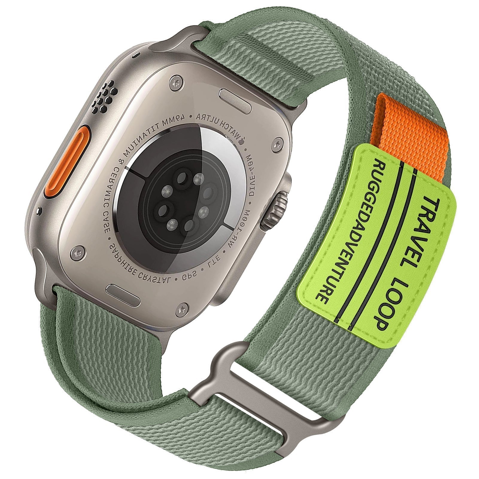 Adjustable Trail Loop Nylon Band For Apple Watch, Lightweight