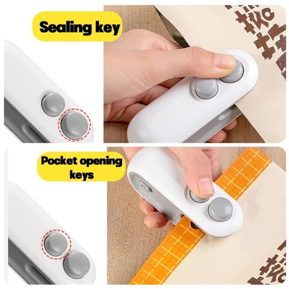 NovaSeal Pocket Bag Sealer Manual Keeps Food Fresh for Home Cooks